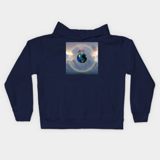 Horse on Earth Kids Hoodie